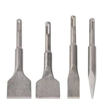 SDS PLUS Shank Electric Hammer Masonry Point Groove Flat Chisel Tools Wall Rock Drill Bit For Tile Cement Concrete Brick Stone 1