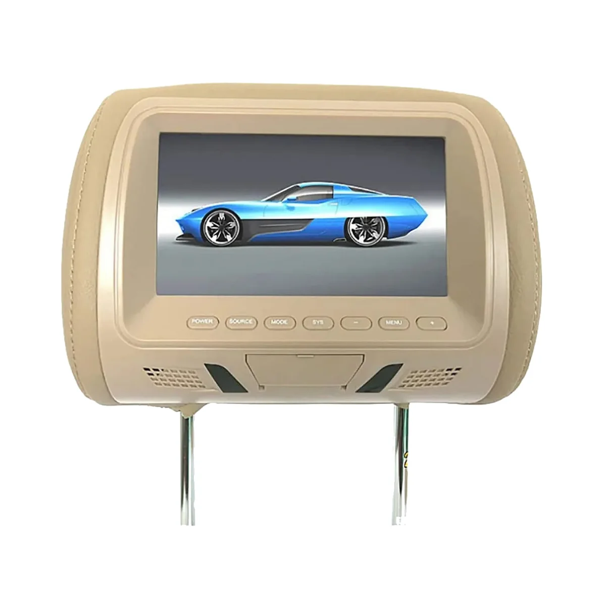 

7-дюймовый сенсорный экран монитор для автомобильного подголовника MP5 плеер Подушка для развлечения на заднем сиденье мультимедийный для AV USB SD MP4 MP5 FM A