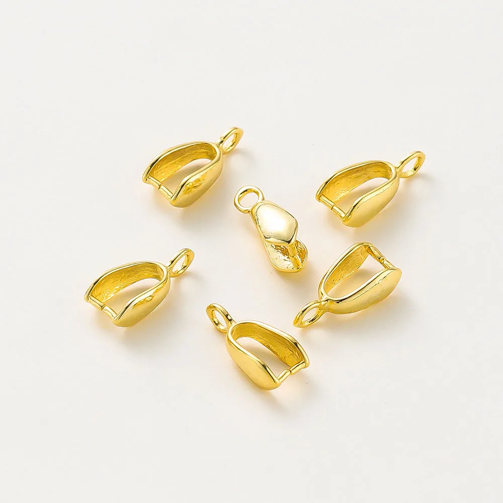 

Jewellery Making Supplies 5.5MM 6MM 6.6MM Crimp Bead Tip Knot Cover 18K Gold Connector Clip Clasp Fittings Components