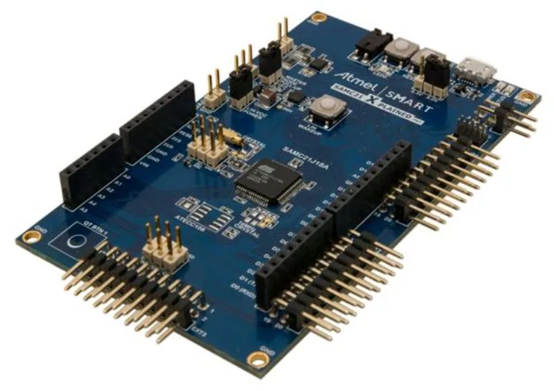 

В наличии, макетная плата ATSAMC21-XPRO, Atmel xplaining Pro Ki ATSAMC21J18A-