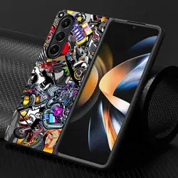 Motorcycle Tuning Parts Phone Cover Case - Galaxy Z Fold 8 Ultra (Mix01)