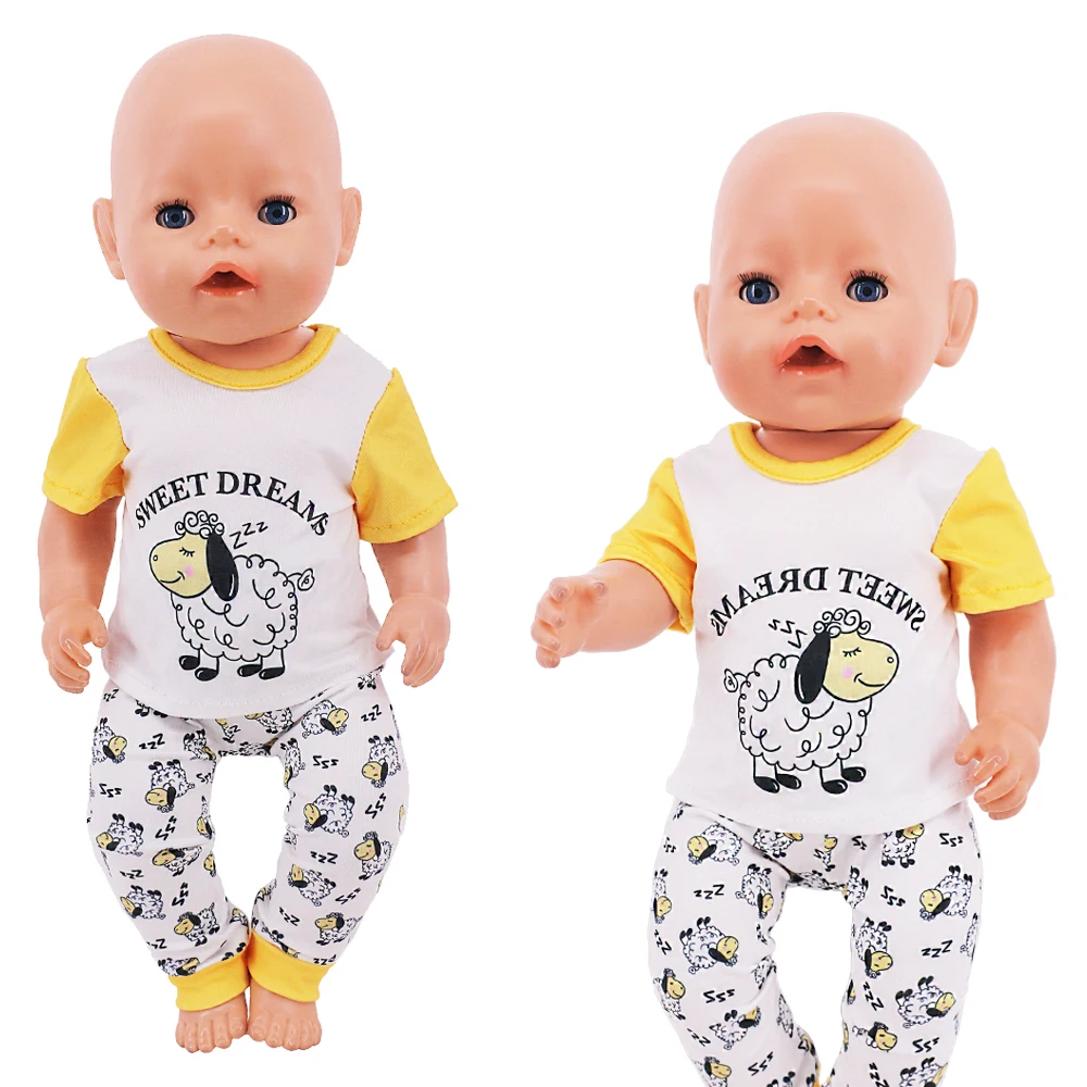 T-Shirt + Shorts für 43 cm große Baby-Reborn-Puppen, Zubehör, 18 Zoll, amerikanische Puppe, Mädchenspielzeug, Our Generation Nenuco – Detail 4