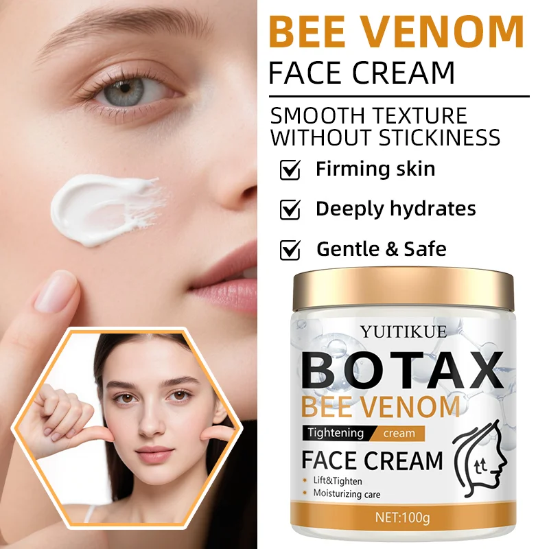 YUITIKUE Bee Venom Firming and Moisturizing Cream - Lifting Skin Firming Skincare Cream, Anti-Aging Moisturizing Care