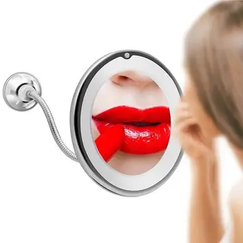 10X LED Gooseneck Makeup Mirror 1