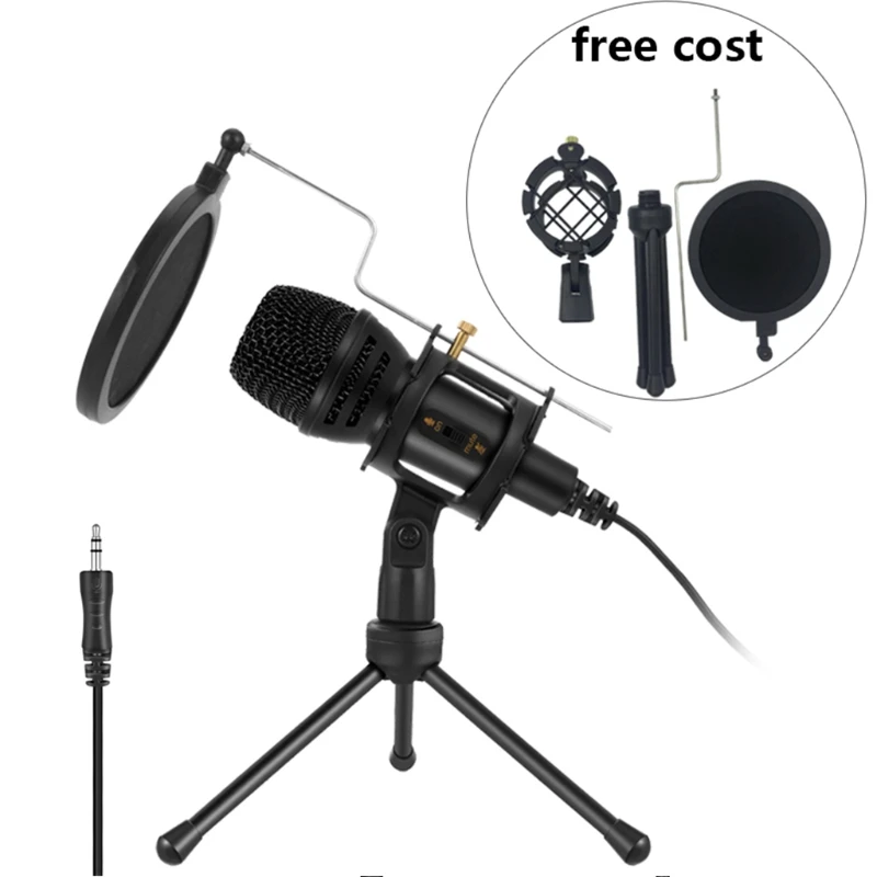 

Multi-purpose Microphone 3.5mm Computer Microphone Video Plug and for P