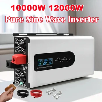 8000W 10000W 12000W Pure Sine Wave อินเวอร์เตอร์ 12V 24V 48V 60V To AC 220V 110V รถอินเวอร์เตอร์พลังงานแสงอาทิตย์ Off Grid อินเวอร์เตอร์ 1