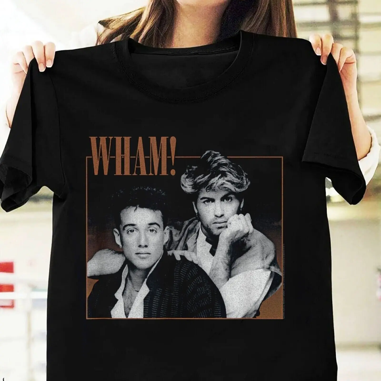 George Michael Wham Dove Ha Fatto Il Tuo Cuore Andare Camicia Di Cotone S-3Xl Regalo Fan Musica