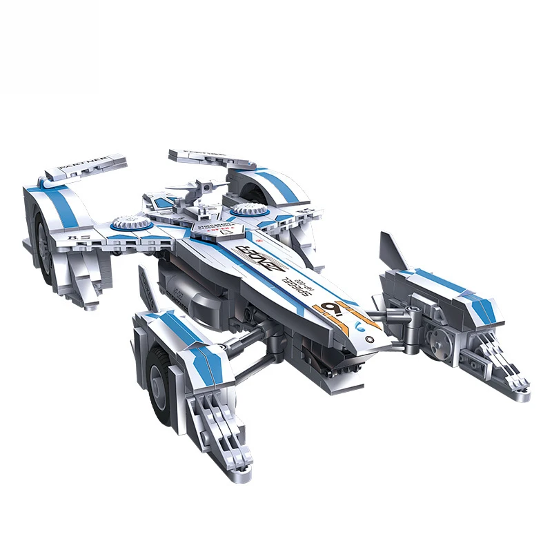 재고 있음 MOC 미래 GPX 사이버 포뮬러 스포츠카 Asurada G.S.X 빌딩 블록 어린이를위한 장난감 조립 생일 선물 세트