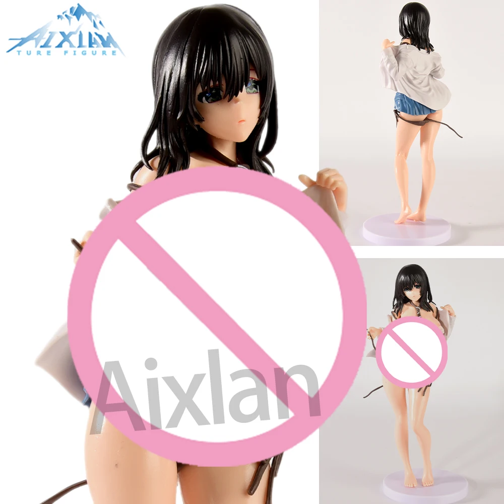 

26CM Anime Daiki Kougyou Symbols Kuromine Aya 1/6 Nure JK Sexy Girl PVC Action Figures Hentai Collection Model Toys Gift