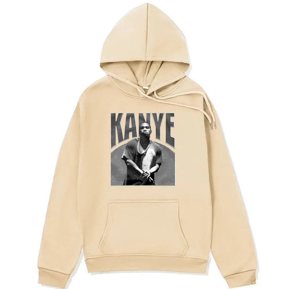 Rapper Kanye West College Dropout Graphics Hoodie Male Autumn and Winter Fashion Oversized Sweatshirts Men Long Sleeve Pullover