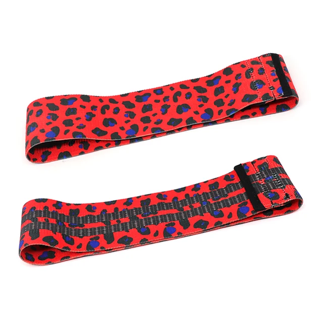Leopard Print Fitness Resistance Bands Set by COYOCO - Booty Bands for Yoga, Pilates, Home Gym, and Workout Accessories 4