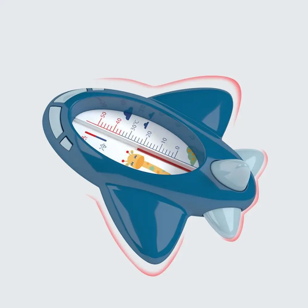 Termometr do kąpieli dziecka w kształcie samolotu bezpieczne uzdrowiska dla niemowląt zabawki do kąpieli wodoodporne pływający basen wskaźnik temperatury małych dzieci