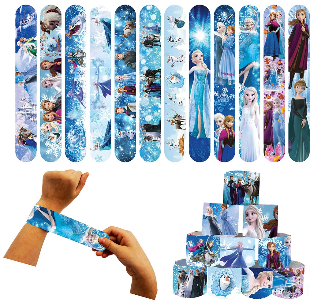 Bracelets Slap La Reine des Neiges Elsa Anna Olaf Enfants