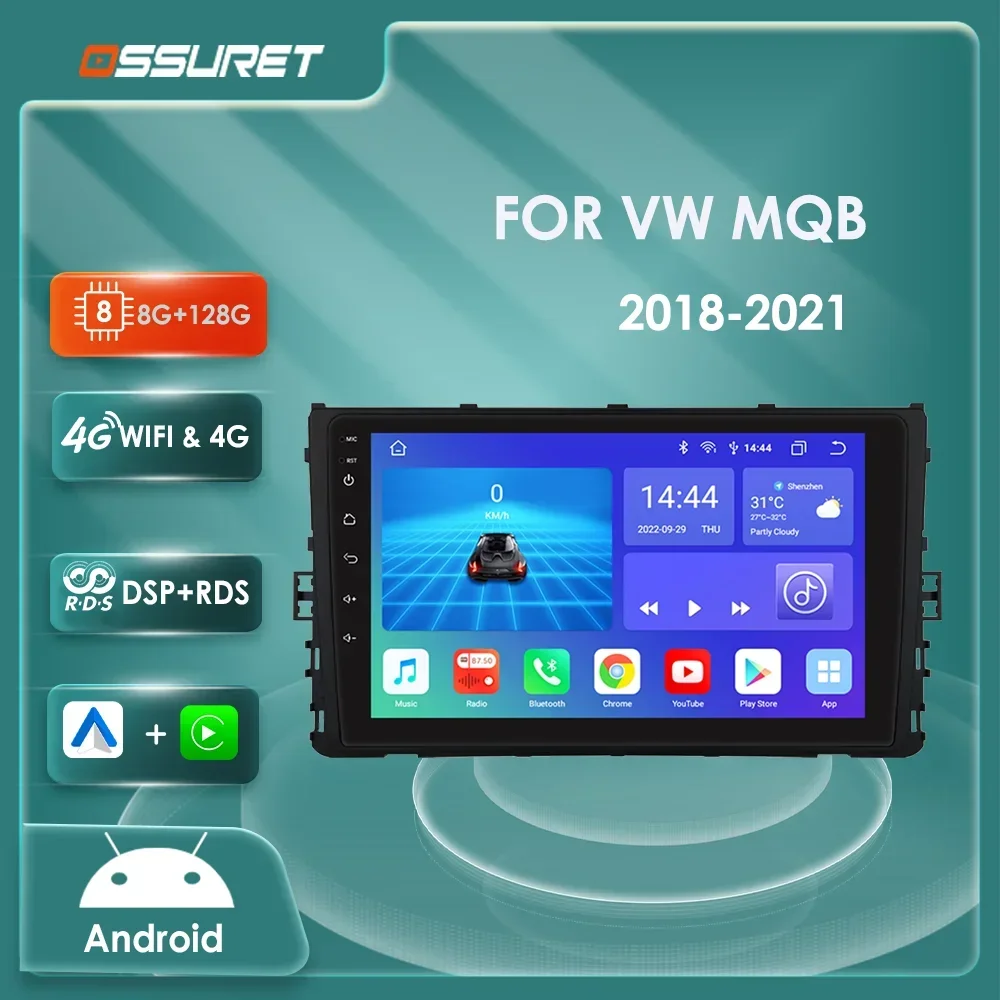 

7862 Andorid 12 For VW Volkswagen MQB Polo Plus/T-Cross/Zoals T-Kruis/T- Roc 2018-2021 Autoradio Multimedia player DSP Carplay