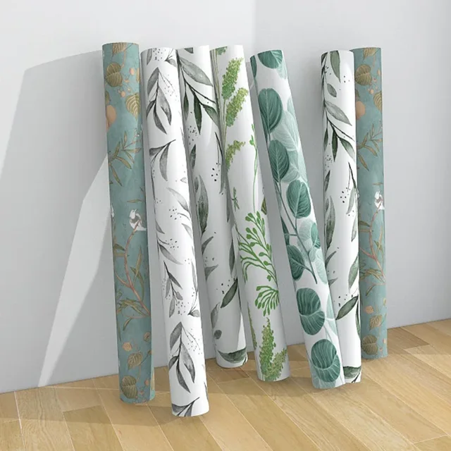 สติกเกอร์ติดผนังมีกาวในตัวกระดาษติดผนังแบบลอกและติดสำหรับห้องนอนหอพักที่อบอุ่นวอลล์เปเปอร์ติดห้องนั่งเล่นพื้นหลังทีวีการตกแต่งบ้าน 1