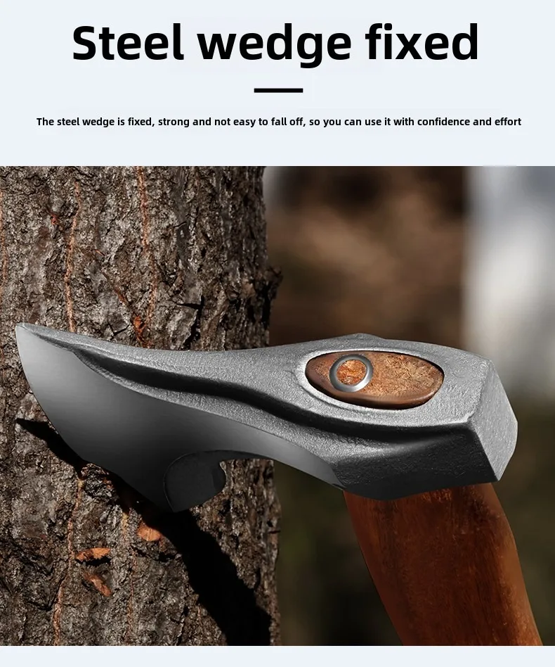 Outdoors Hand Axe Tactical Survival Ax Professional Hatchet for Firewood Multifunctional Axe for Cutting Wood Camping Supplies