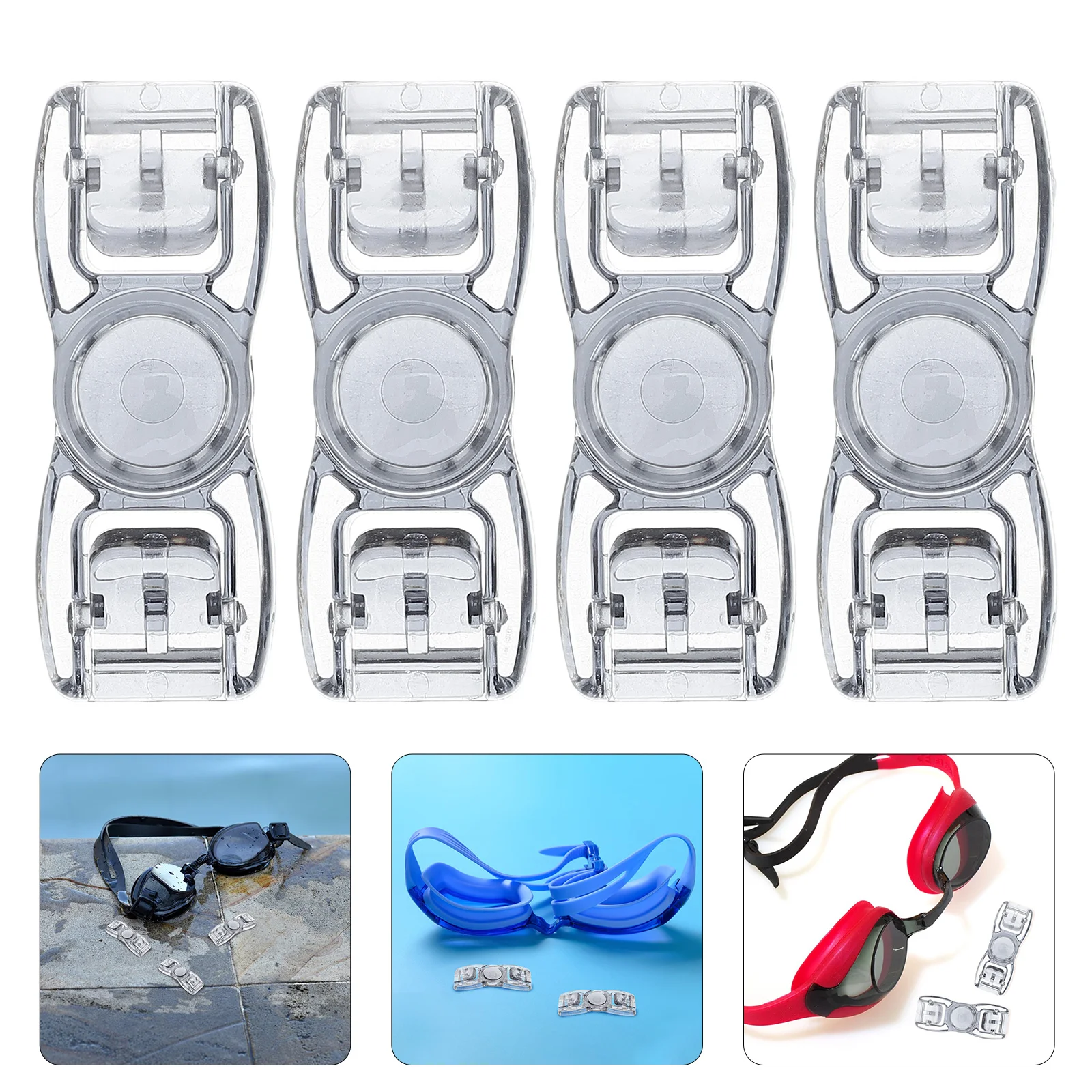 Swimming goggles connector 4Pcs for buckle adjustment, swimming goggles