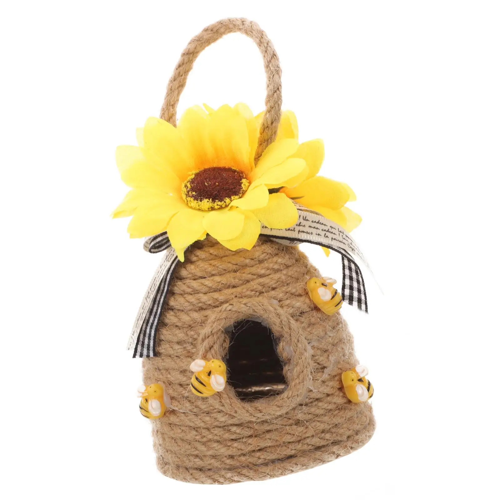Honeycomb Ornament Adorable Decor Home Supplies Beehive Decorations Hanging Garden Outdoor Woven 6
