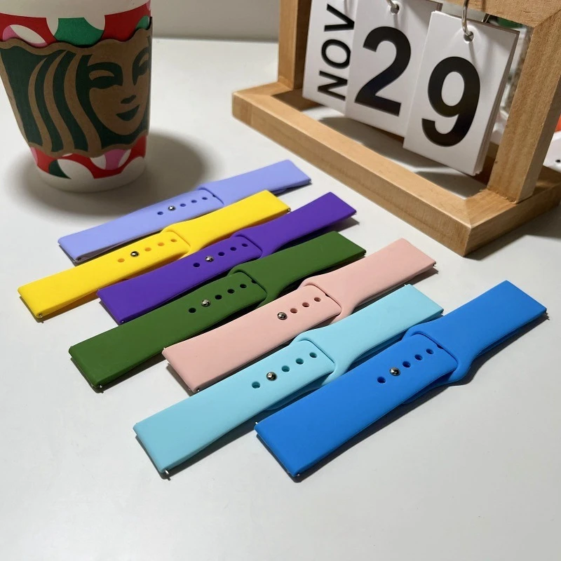 Silicone Sport Strap Wristband Bracelet for Smartwatch Accessories