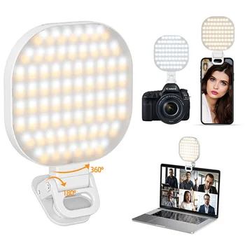 Smartphone Selfie Light Selfie Video Conference Light luce LED portatile compatibile 3000-6500K per telefono cellulare IPad Laptop Camera