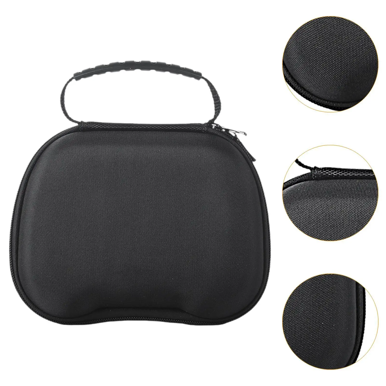 Game Controller Carrying Case with Mesh Pocket EVA Hard Case Shockproof Dustproof Controller Holder for Accessories Gaming Cable