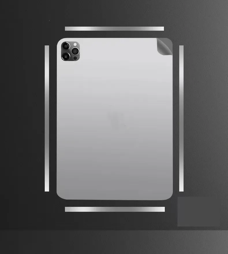 Transparente Pele Decalque Fosco Protetor de Tela Traseira Capa Adesivo Matte Ipad Pro 2023 2023 2023 12.9 11 ar Mini 3m