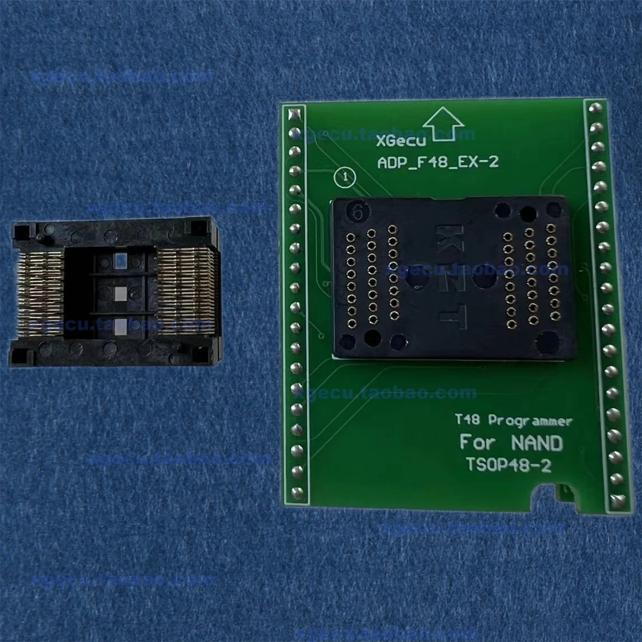Programador Adaptador Queima Nand Flash Chips Adp_f48_ex2 Tsop48 T48 - Image 4