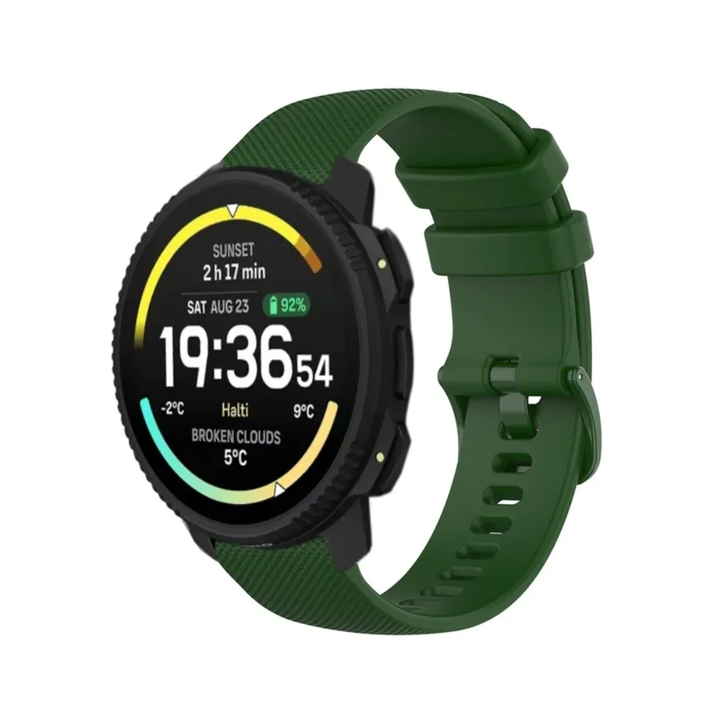 Versatile Sports Silicone Watch Strap - Comfortable Fit for Any Adventure