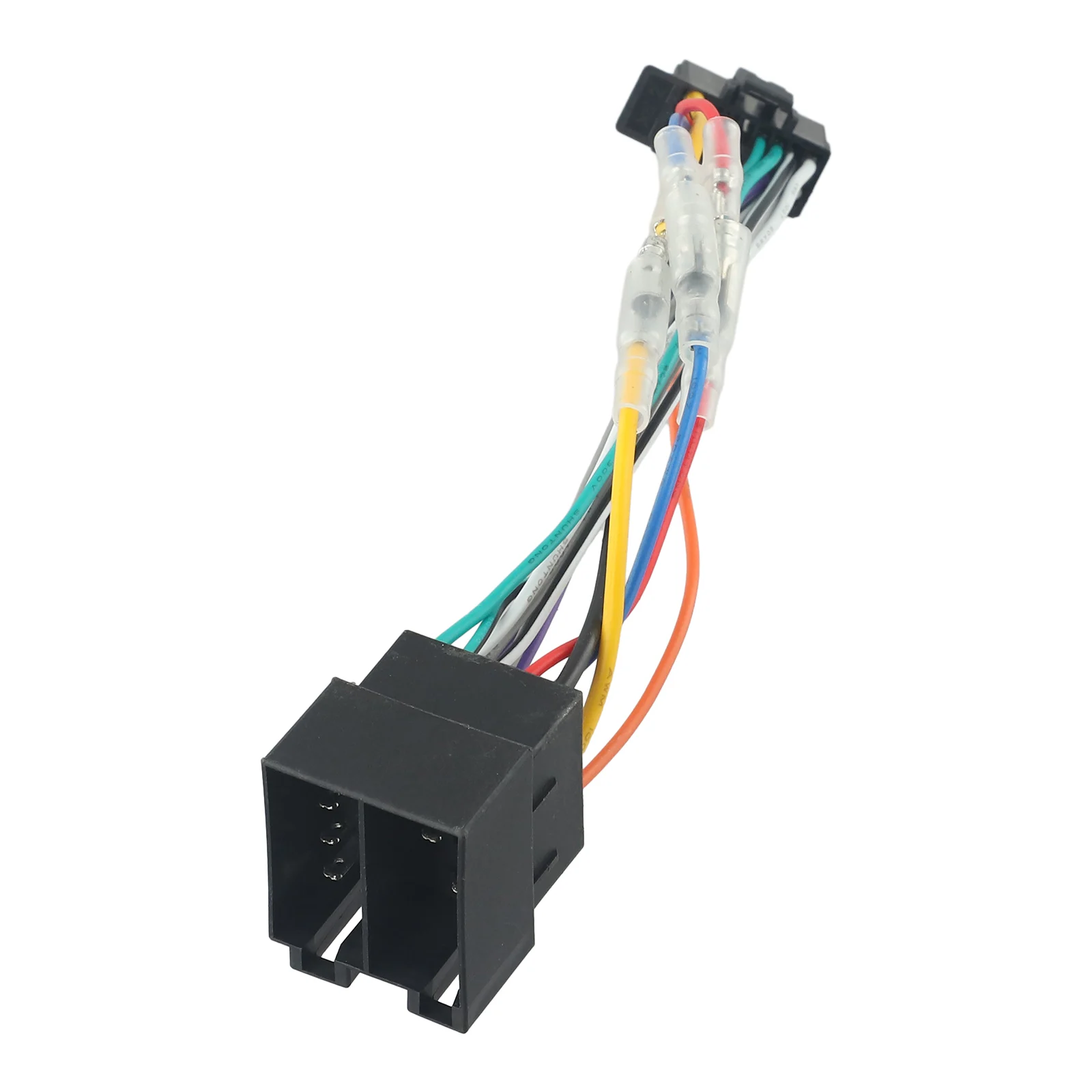 

Brand New High Quality Replacement Useful Stereo Radio Connector Car Plastic+Metal Wiring Harness 185mm Long 1pcs