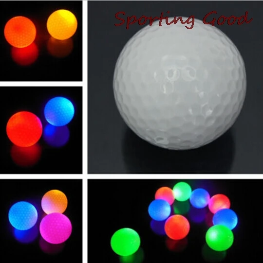 

1Pc Light-up Color Flashing Glowing Electronic Golf Ball For Night Golfing Gift Drop shipping