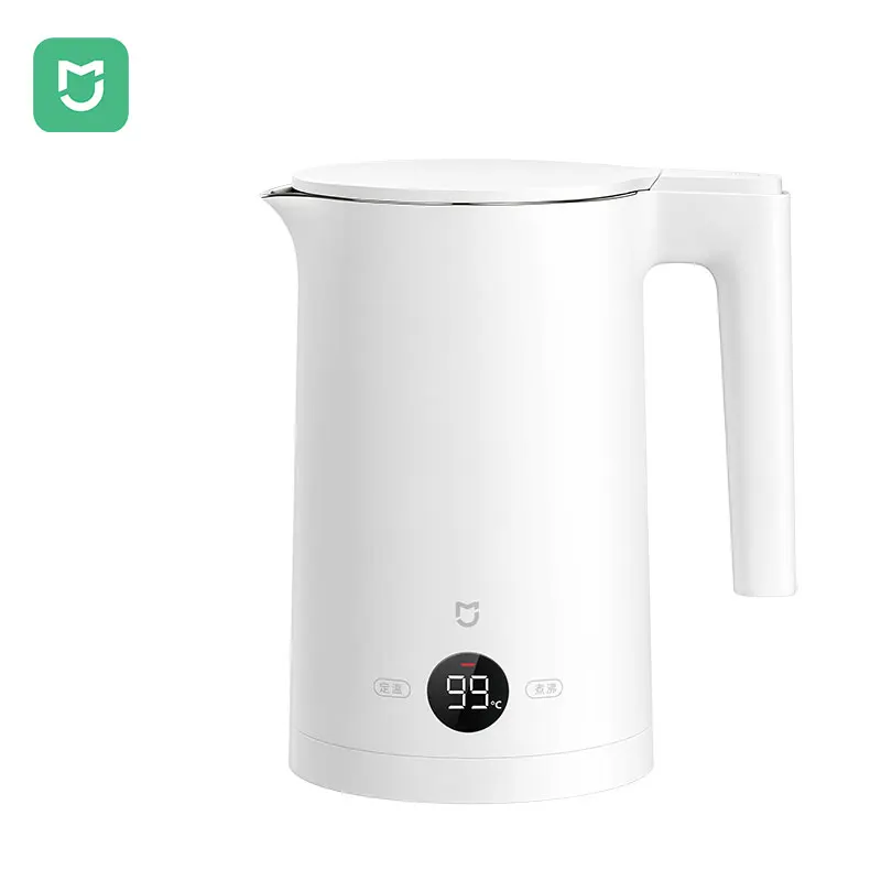 

Mijia Electric Thermal Kettle 2 White 1800W Quick Boil Water LED Temperature Display Smart Thermostat 12H Reservation 1.5L NEW