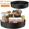Lazy Turntable Organizer 360°Rotating Spice Rack Spinning Cosmetic Organizer Multifunction Storage Trays for Kitchen Bathroom 1