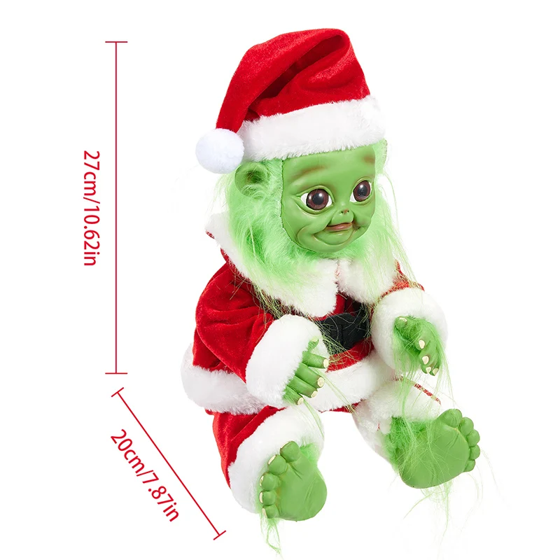 Festive Holiday Plush Toy Adorable Christmas Ghost Doll with Cartoon Design and Stylish Outfit Perfect Gift for Kids 7 87