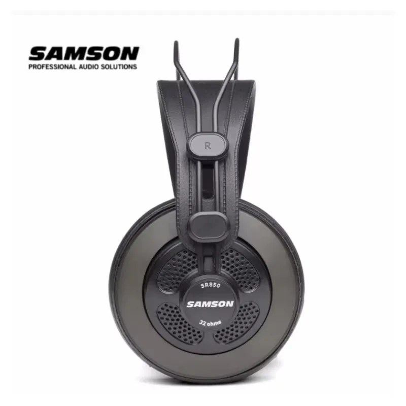 기존 Samson SR850 모니터링 HIFI 헤드셋 소매 상자가 없는 스튜디오용 세미 오픈백 헤드폰