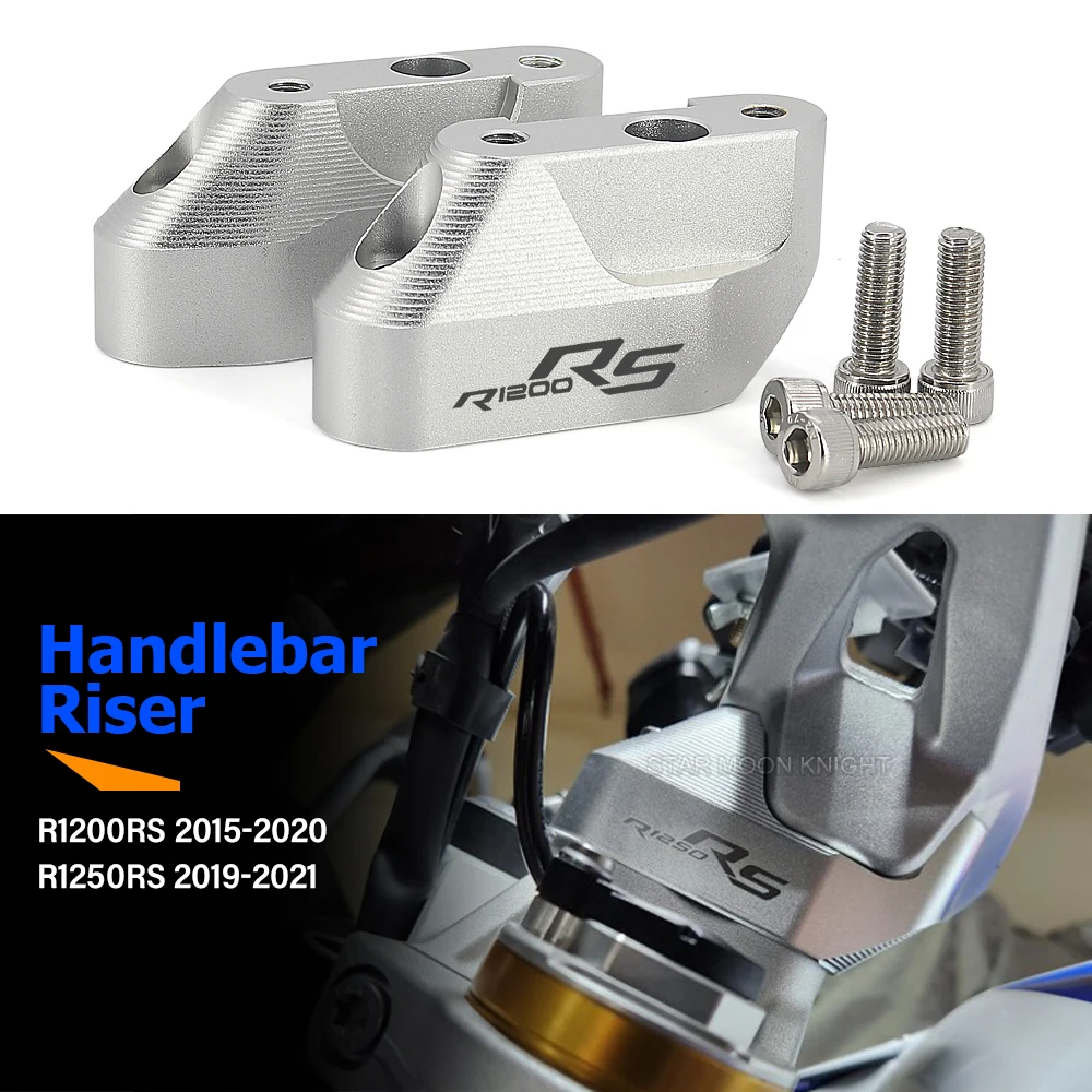 indtryk offentlig skuespillerinde For BMW R1200RS （2015-2020） R1250RS （ 2019-2021 ） R 1250 1200 RS Accessories  Handle Bar Riser Clamp CNC Handlebar Adapter Mount - AliExpress