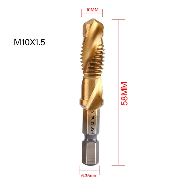 M10X1.5 Golden