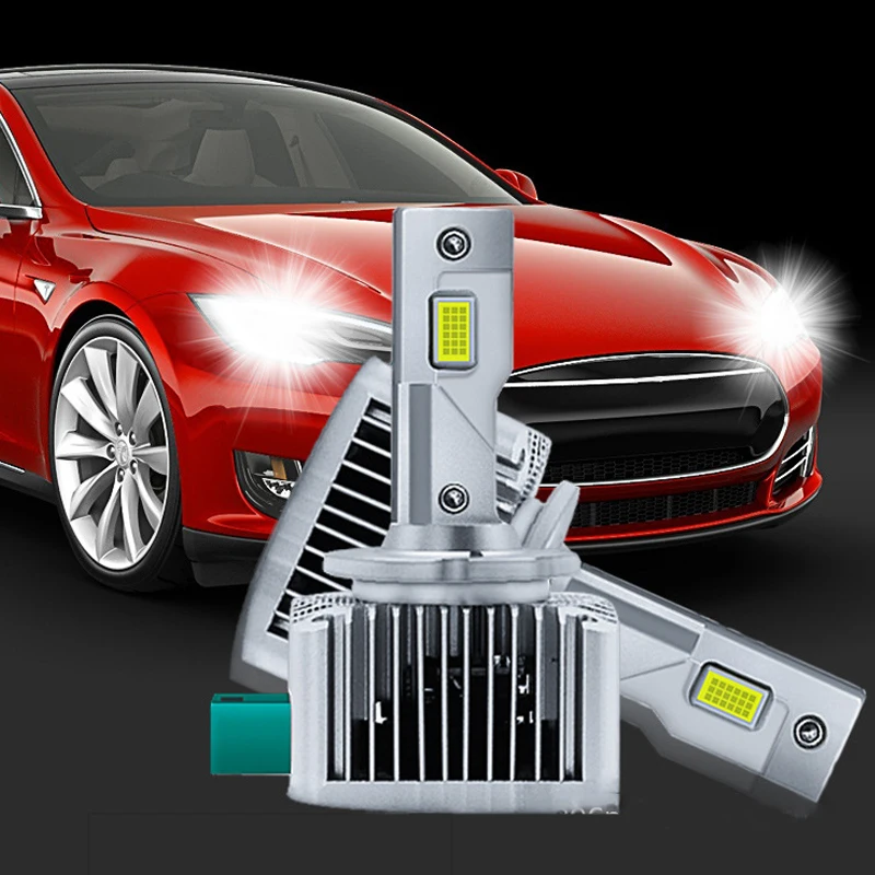 

D3S D1S LED Canbus Headlights HID Plug & Play D2S D4S D5S D8S 120W 30000LM Reflektory D1R Two-sided CSP Chip Car Bulb LED