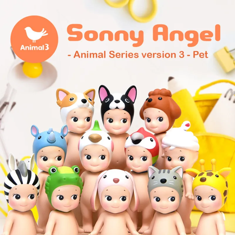 

Sonny Angel Animal Series 3 Blind Box Toys Guess Bag Kawaii Anime Action Figure Caixa Caja Surprise Mystery Box Dolls Girls Gift