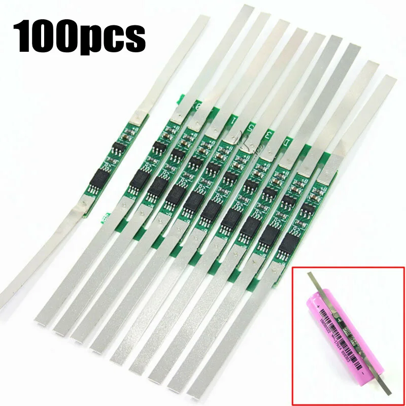 Bms Proteção Board para 1s 3.7v 18650 Li-ion Lithium Battery 100 Pcs 3a - Image 3