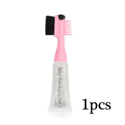 Ultimate Hair Styling Edge Control Gel with Brush - Portable Hair Fixative Cream (1 piece)