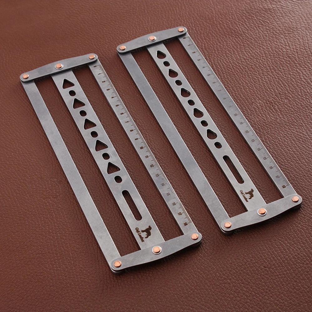 Belt Auxiliary Positioning Punching Ruler Adjustable Punch Hole Spacing