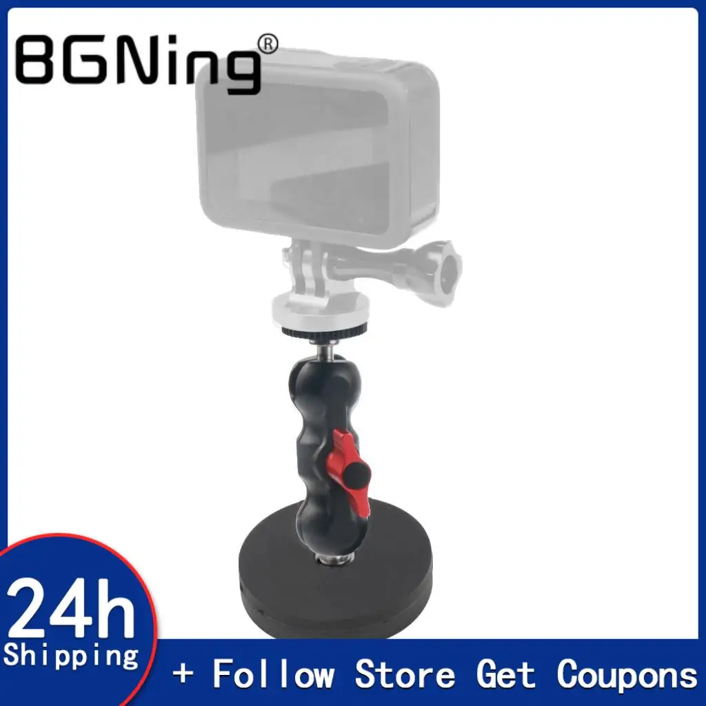 Magnet magnet Auto Saugnapf d36 Schrauben loch Magic Arm Licht halter für Gopro 11 Insta360 x3 Camcorder Stand Telefon halterung