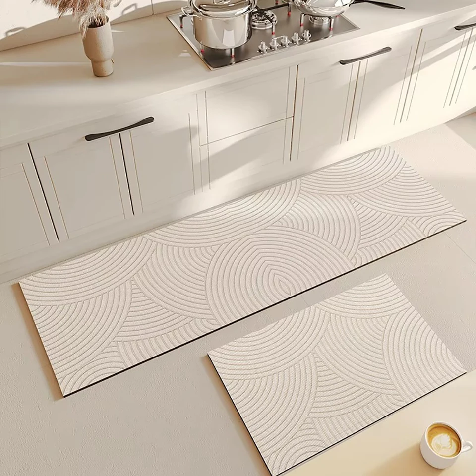 Non Slip Kitchen Floor Mat Water Absorbing Rug