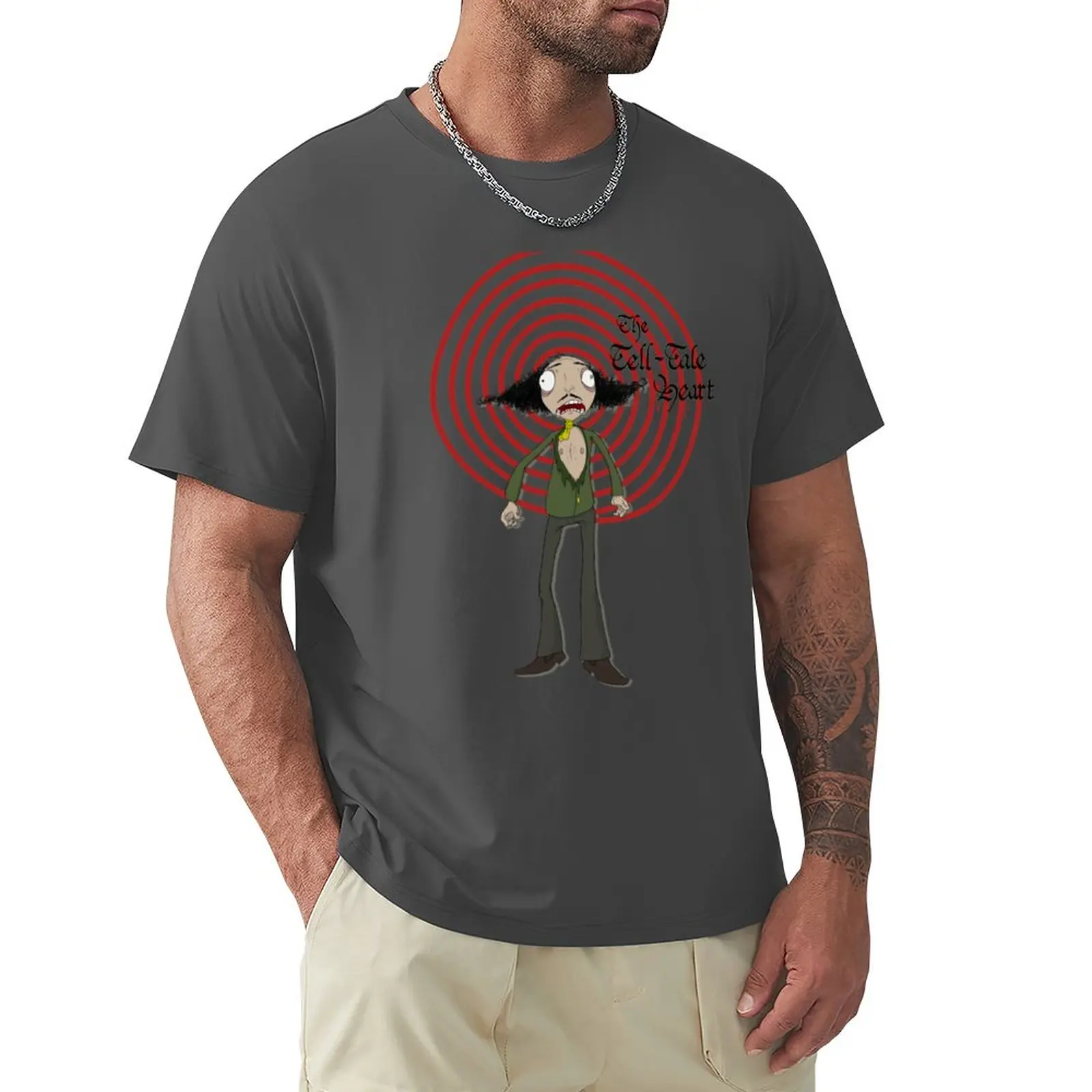 

The Tell-Tale Heart, Ed Vertigo T-Shirt cute clothes boys animal print for a boy Short sleeve tee men