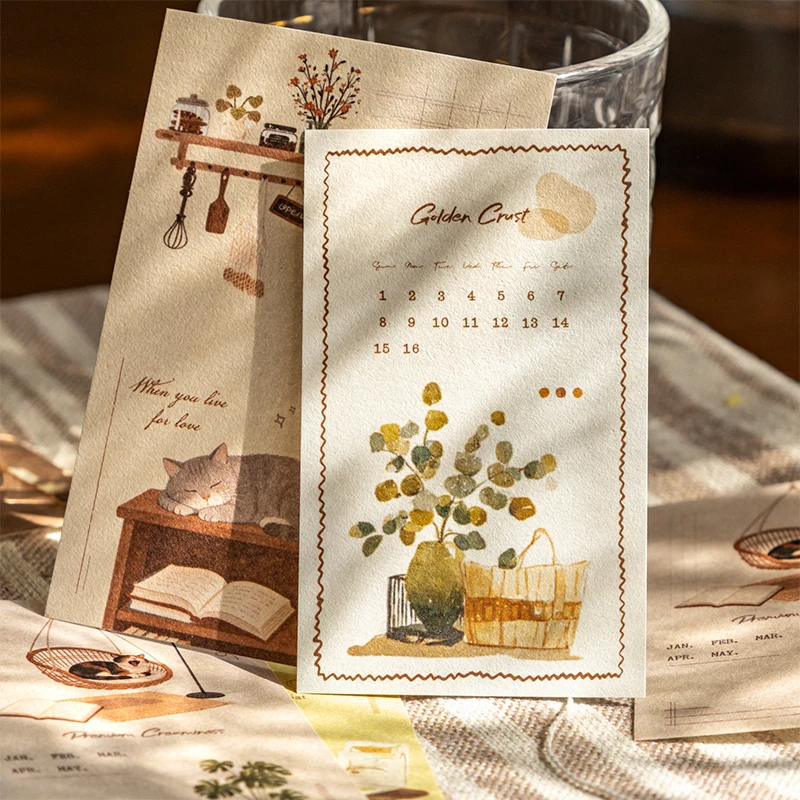 Set of 20 Creative Warm Journaling Notepads - Decorative Stationery Paper