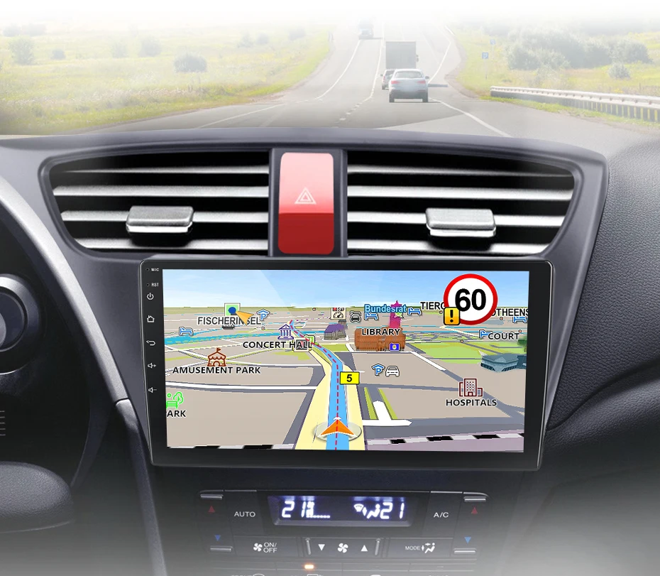 Junsun V1 AI Stimme Drahtlose CarPlay Android Auto Radio für Honda Civic 9 FK FB 2012-2017 4G Auto multimedia GPS 2din autoradio – Detail 18