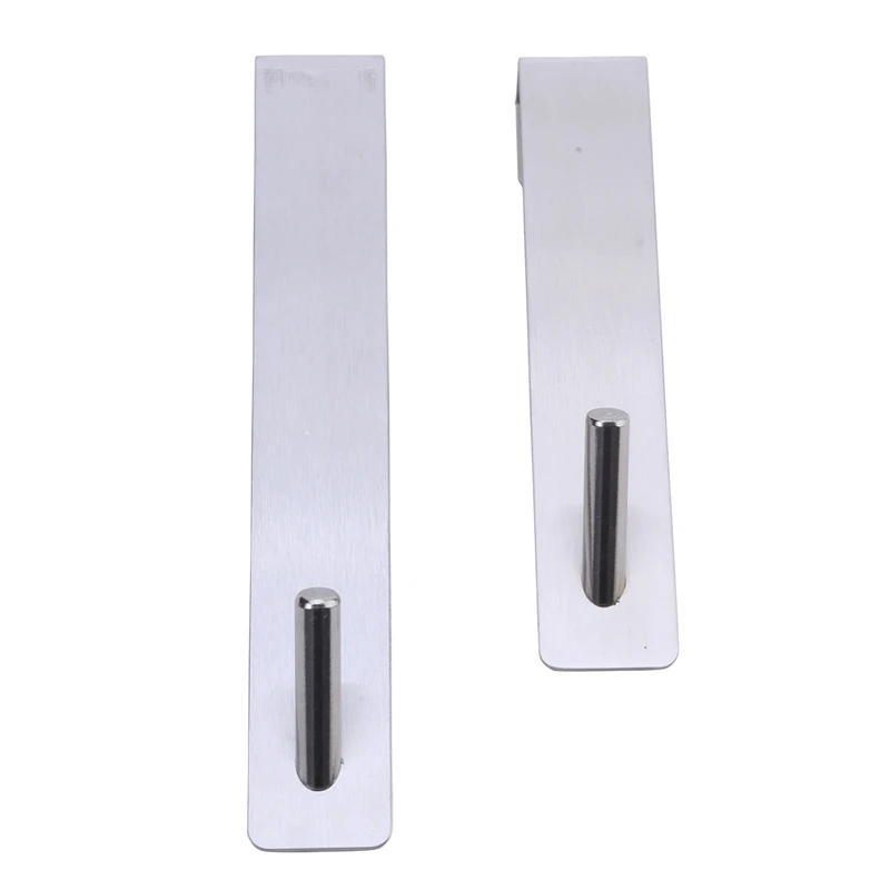 Description Picture 5 of itemStainless Steel Over Door Hanging Rack Bathroom Shower Door Hook For Towel Clothes Hanger Glass Door Bathroom Supplies