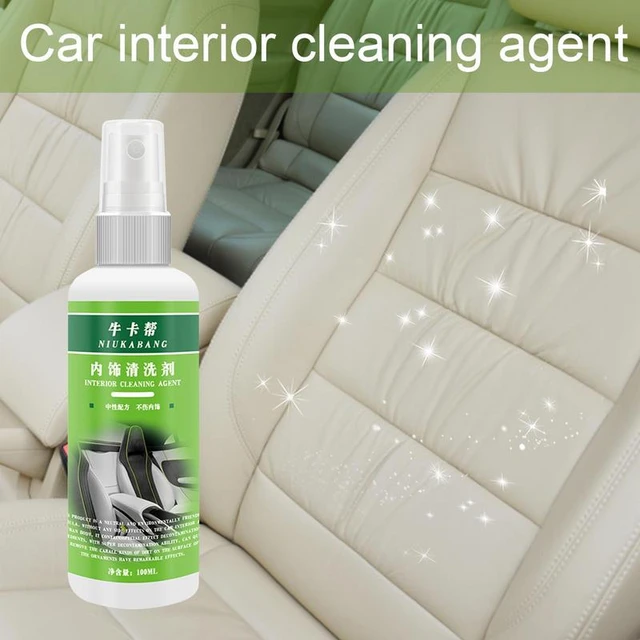 Car Interior Cleaner Wash-Free Car Fabric Cleaner Automotive Interior  Cleaner Car Dashboard Cleaner 300ml Vehicle Interior - AliExpress