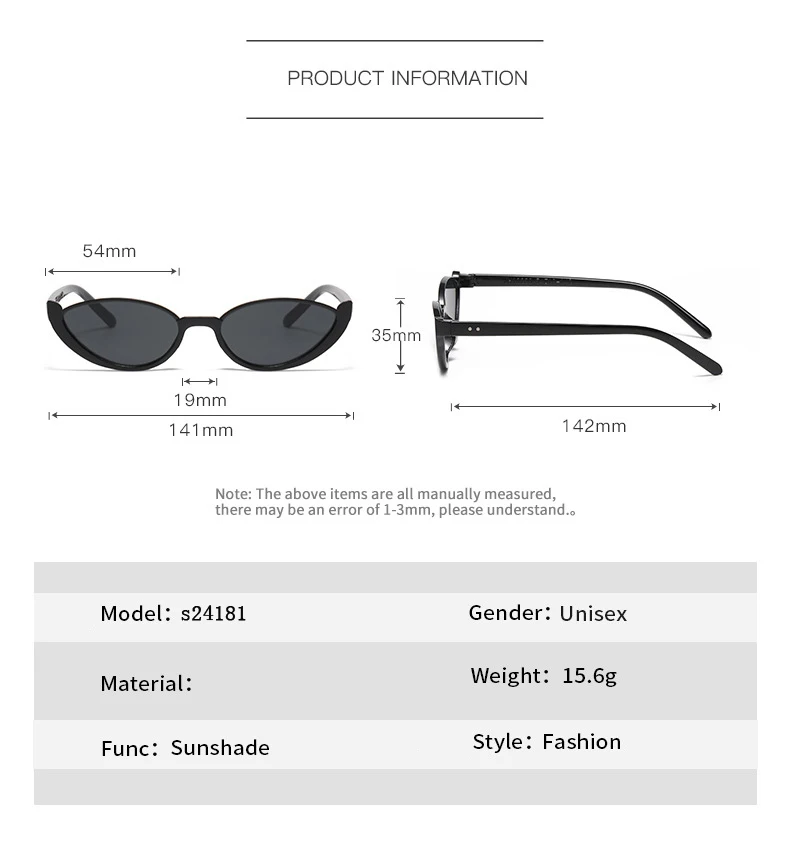 Wandern 2 stücke Vintage Cat Eye Anti Licht Gläser Halbrahmen Gläser Mode Marke Design UV400 Brillen Zubehör Goggle – Detail 5