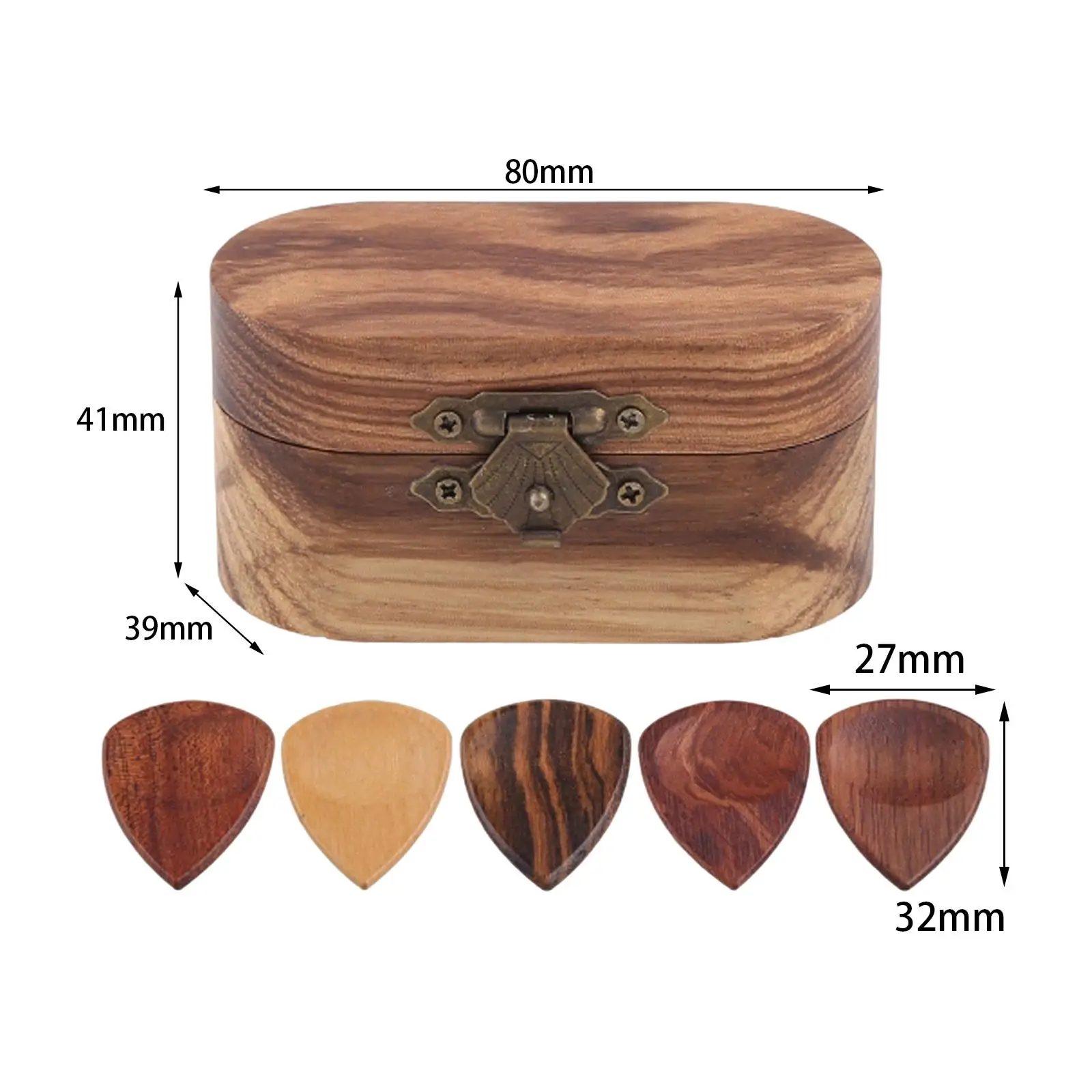 Wooden Bass Picks Display Stands ,Portable Small Item Organizer ,Jewelry